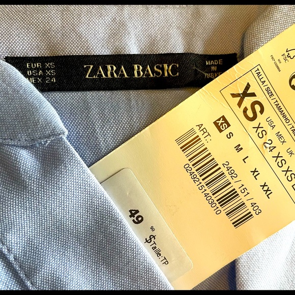 🆕Zara Blue Shift Dress - Picture 4 of 5